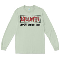 Matcha killin it every damn day Long Sleeve Tee - MaliasSmallBusiness