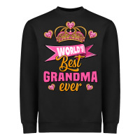 Black world's best grandma ever Heavyweight Sweatshirt - Jasminsmagicworld