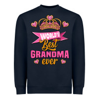 Navy world's best grandma ever Heavyweight Sweatshirt - Jasminsmagicworld