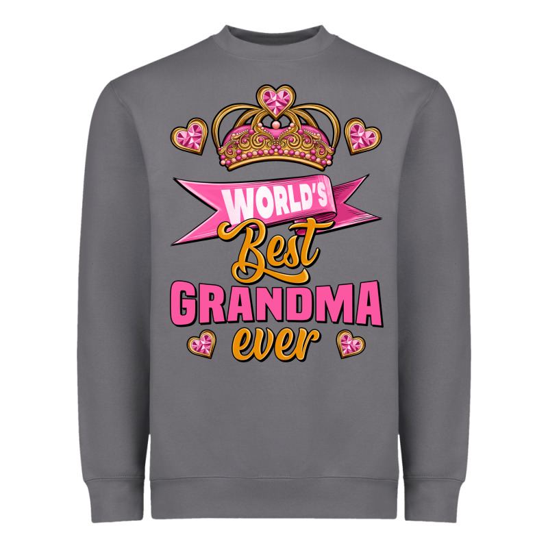 World's Best Grandma Ever Heavyweight Sweatshirt by Jasminsmagicworld | Teevron