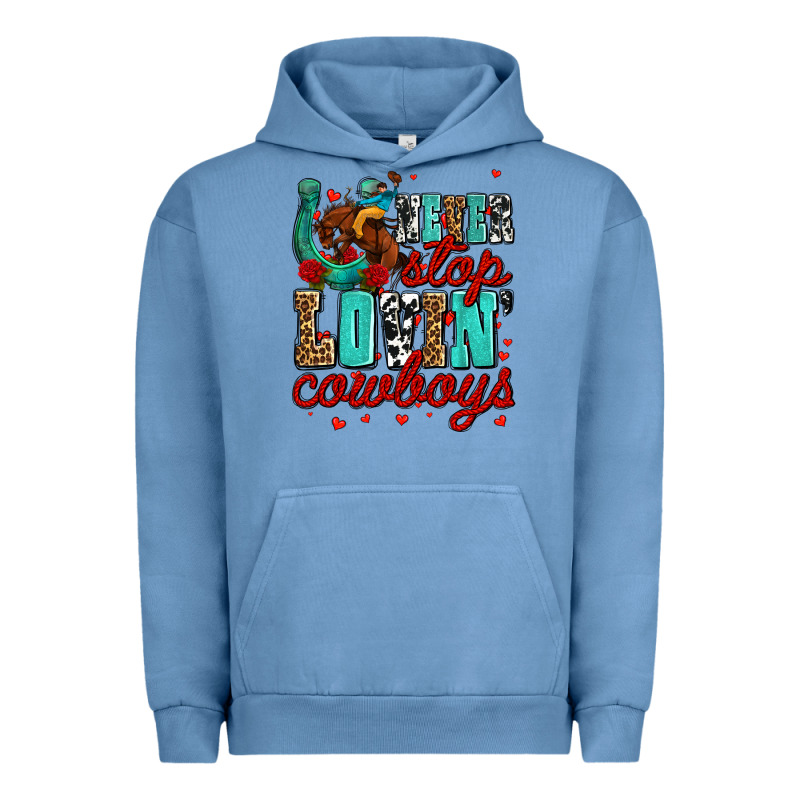 Never Stop Lovin Cowboys Olivia Urban Hoodie by OliviaCreatesArt | Teevron