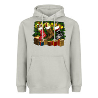 Moon Dust Christmas Santa Socks Heavyweight Hoodie - RanaPortraitStore