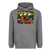 Storm Christmas Santa Socks Heavyweight Hoodie - RanaPortraitStore
