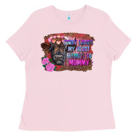 Bubblegum Pink sorry ladies my heart belongs to mommy highland calf Ladies Tee - RanaPortraitStore