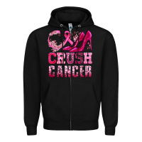 Black crush cancer high heels bbs Zipper Hoodie - BundleAndBundleShop