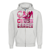 Dove Grey crush cancer high heels bbs Zipper Hoodie - BundleAndBundleShop