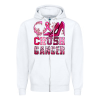 White crush cancer high heels bbs Zipper Hoodie - BundleAndBundleShop