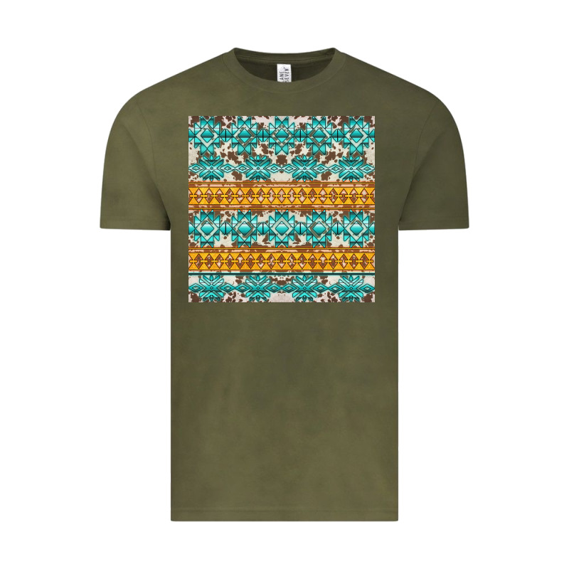 Aztec Cowhide Seamless Vintage Tee by AdoDesignShop | Teevron