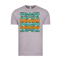 Vintage Zinc aztec cowhide seamless Vintage Tee - AdoDesignShop