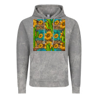 Cloud Rock sunflower and cactus seamless pattern Vintage Hoodie - BundleAndBundleShop
