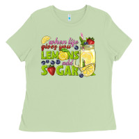 Matcha when life gives you lemons add sugar tbw Ladies Tee - texasbilliewilder