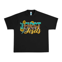 Black but first jesus Urban Heavy Tee - NancyCooperArtShop
