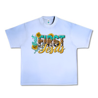 Grape Ice but first jesus Urban Heavy Tee - NancyCooperArtShop
