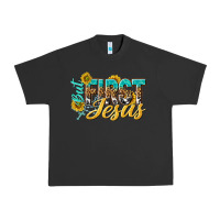 Pigment Black but first jesus Urban Heavy Tee - NancyCooperArtShop