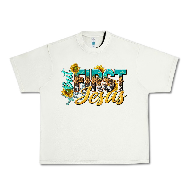 But First Jesus Urban Heavy Tee by NancyCooperArtShop | Teevron