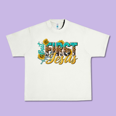 But First Jesus Urban Heavy Tee Designed By Nancycooperartshop