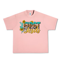 Salmon but first jesus Urban Heavy Tee - NancyCooperArtShop