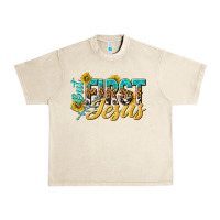 Sandshell but first jesus Urban Heavy Tee - NancyCooperArtShop