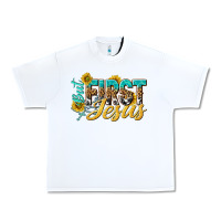 White but first jesus Urban Heavy Tee - NancyCooperArtShop