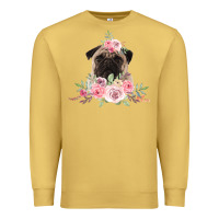 Antique Gold Pug Premium Sweatshirt - Bettercallsaul