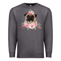 Charcoal Heather Pug Premium Sweatshirt - Bettercallsaul