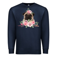 Navy Pug Premium Sweatshirt - Bettercallsaul