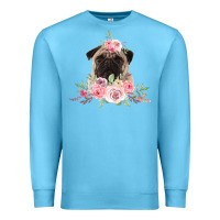 Ocean Blue Pug Premium Sweatshirt - Bettercallsaul