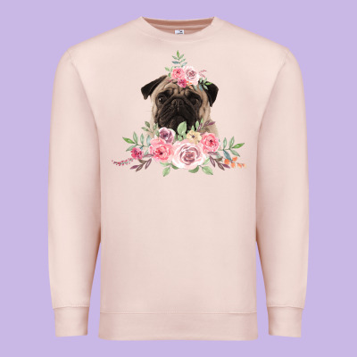 Pug Premium Sweatshirt Designed By Bettercallsaul