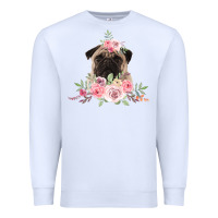 White Pug Premium Sweatshirt - Bettercallsaul