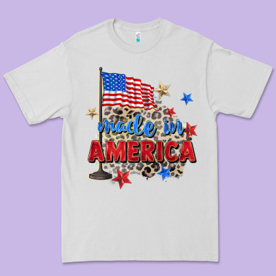 Made In America Premium Tee Designed By Zillion Design Studio