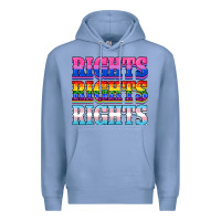 Colony Blue Rights rights rights Premium Hoodie - NancyCooperArtShop