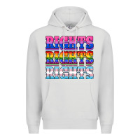Dove Grey Rights rights rights Premium Hoodie - NancyCooperArtShop