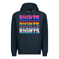 Navy Rights rights rights Premium Hoodie - NancyCooperArtShop