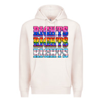 Pale Pink Rights rights rights Premium Hoodie - NancyCooperArtShop