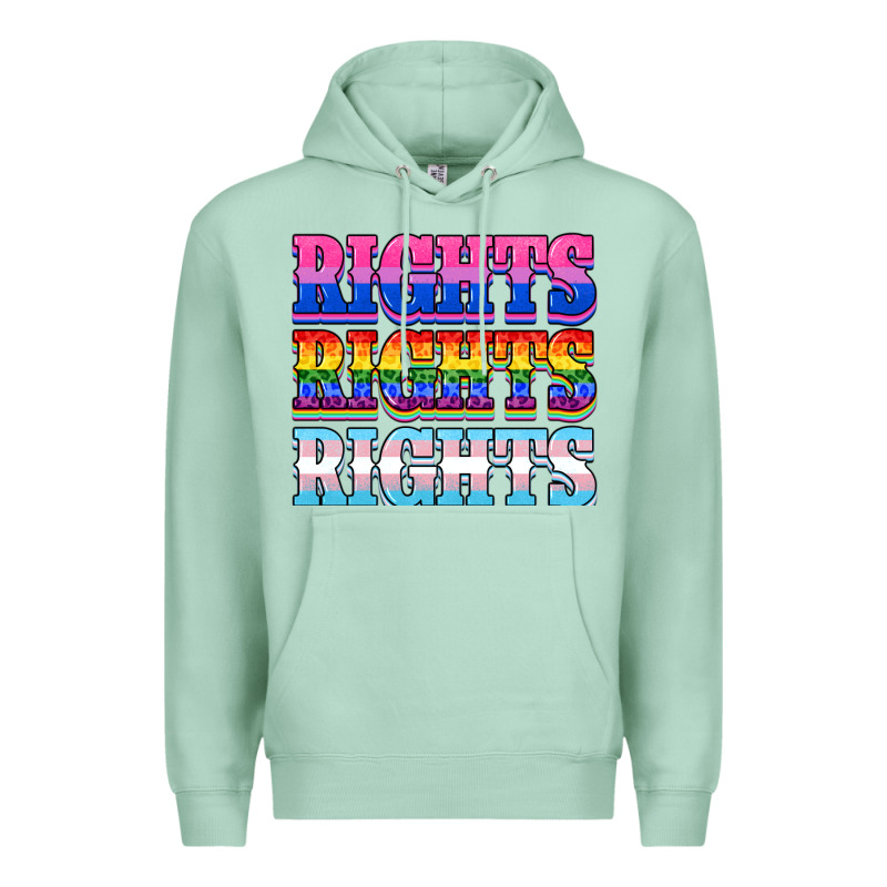 Rights Rights Rights Premium Hoodie by NancyCooperArtShop | Teevron