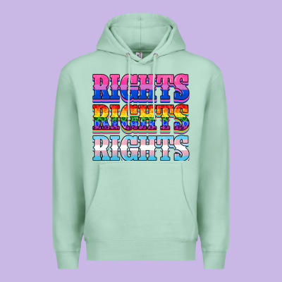 Rights Rights Rights Premium Hoodie Designed By Nancycooperartshop