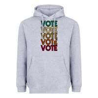 Heather Grey VOTE Heavyweight Hoodie - Bettercallsaul