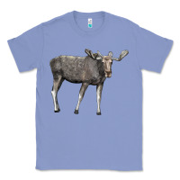 Colony Blue Moose Buck Deer Classic Tee - LillyAllenDesigns