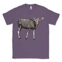 Lavender Moose Buck Deer Classic Tee - LillyAllenDesigns