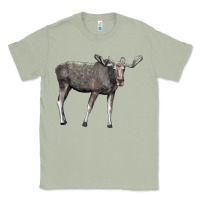 Matcha Moose Buck Deer Classic Tee - LillyAllenDesigns