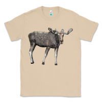 Mushroom Moose Buck Deer Classic Tee - LillyAllenDesigns