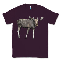 Plum Moose Buck Deer Classic Tee - LillyAllenDesigns