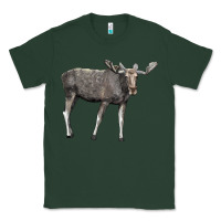 Sports Green Moose Buck Deer Classic Tee - LillyAllenDesigns