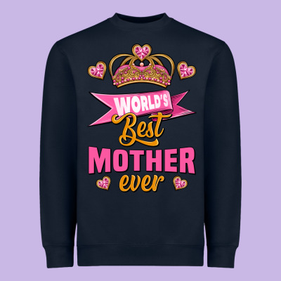World's Best Mother Ever Heavyweight Sweatshirt Designed By Jasminsmagicworld