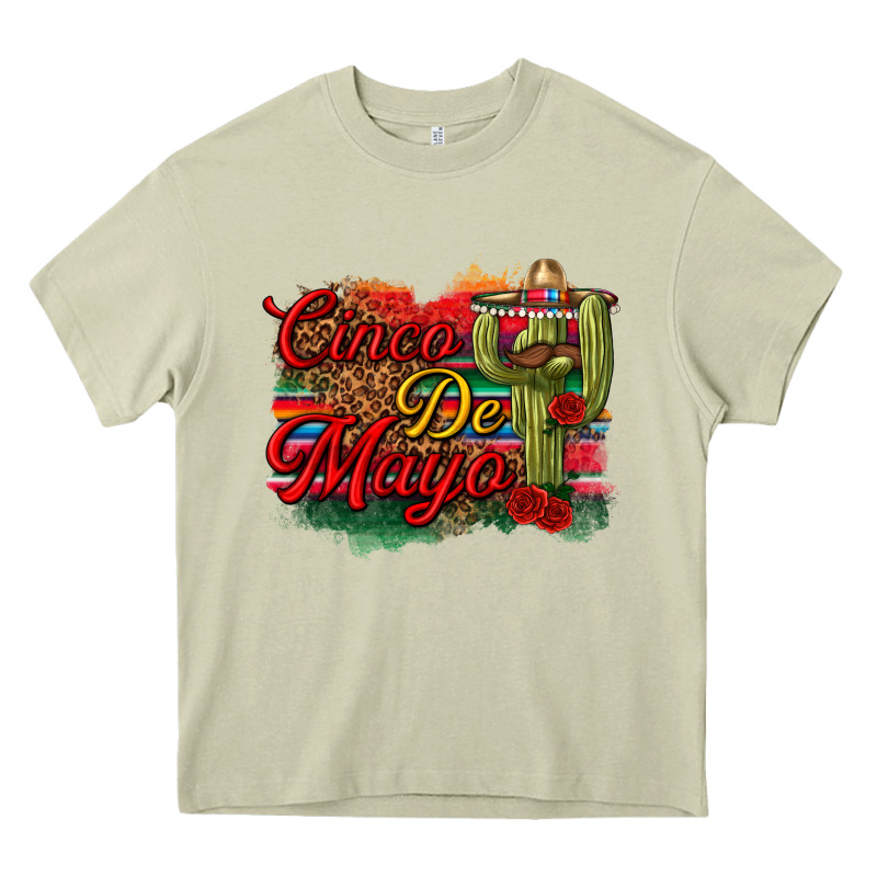 Cinco De Mayo Cactus Heavy Core Tee by texasbilliewilder | Teevron