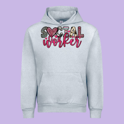 Social Worker Urban Hoodie Designed By Oliviacreatesart