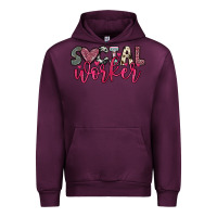 Mauve Wine social worker Urban Hoodie - OliviaCreatesArt