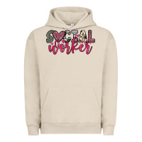Pigment French Oak social worker Urban Hoodie - OliviaCreatesArt