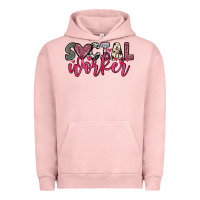 Pigment Salmon social worker Urban Hoodie - OliviaCreatesArt
