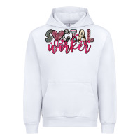 White social worker Urban Hoodie - OliviaCreatesArt